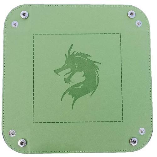 Alfombra de bandeja cuadrada de dados de dragón alfombra rodante D&D DND tabla plegable caja soporte arena - Imagen 2 de 8