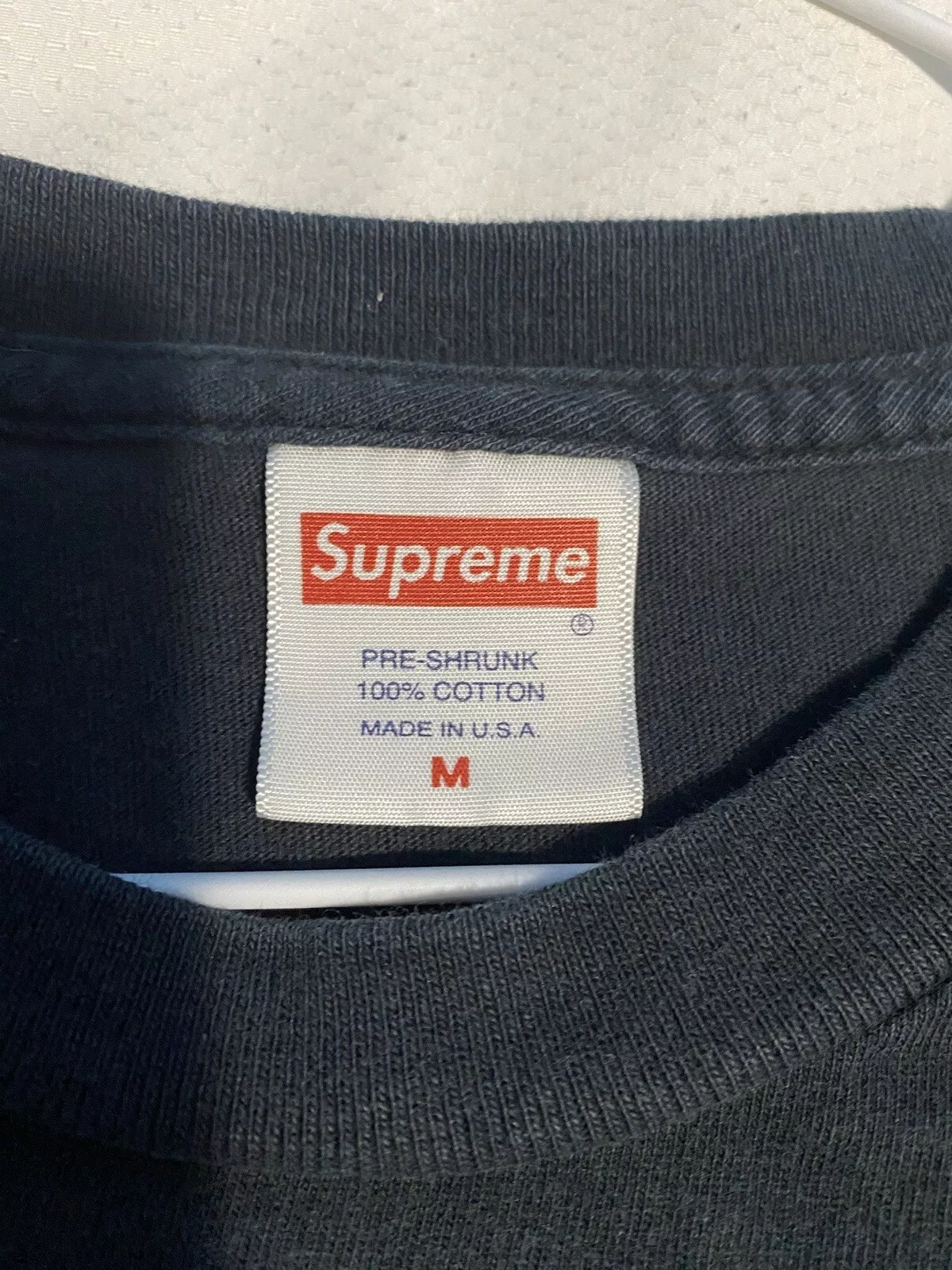Tee blanc Supreme   Noir   Taille M   T shirt Supreme   RARE