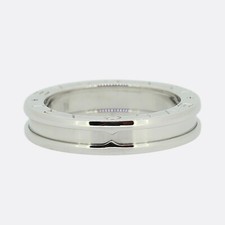 Bvlgari B.Zero1 One-Band Ring Size Q (58) - 18ct White Gold