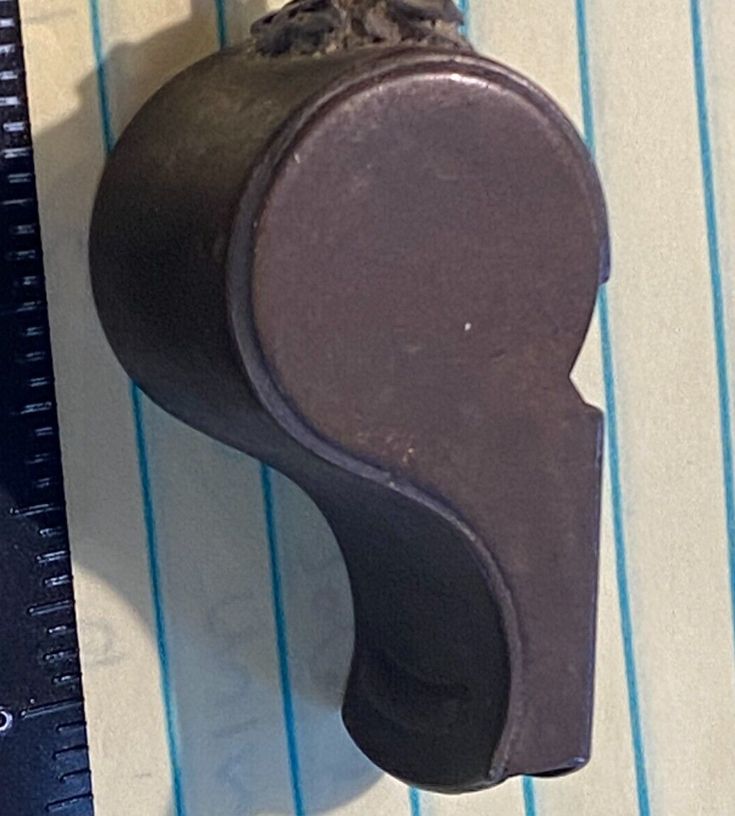 VINTAGE BRASS WHISTLE - OFFICIAL MILITARY WHISTLE - WORLD WAR II