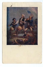Spirit of 76 Art Drums and Fife Revolutionary War Military Postcard