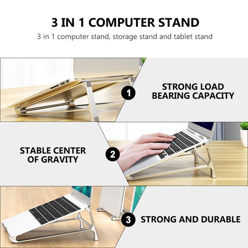 Portable Laptop Stand Laptop Workstation Computer Desk Holder - Photo 2/12
