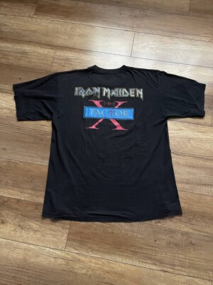 1995 Iron Maiden The X Factor Vintage Rock Band Tour T-Shirt Tee