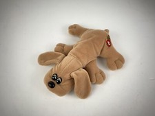 Vintage 1985 Tonka Pound Puppies Brown Newborn Puppy Dog 8" Plush Stuffed Animal