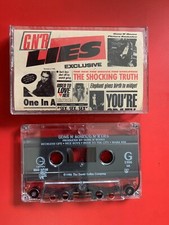 Vintage Guns N' Roses Lies Cassette Tape 1988 G N' R Rock