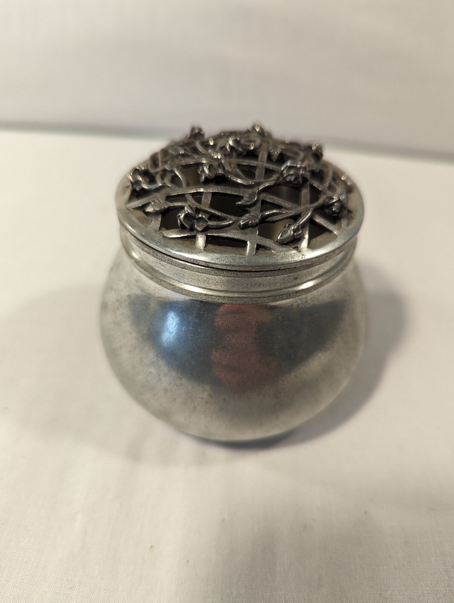 Vintage Royal Selangor Pewter Potpourri Holder Art Container