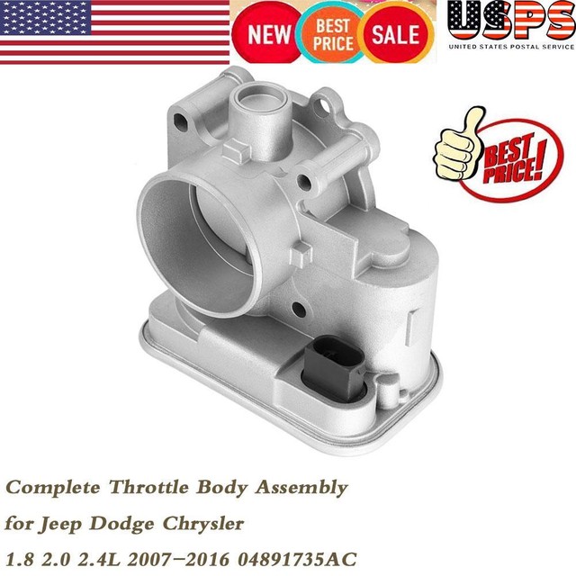 Jeep TJ Wrangler OEM Throttle Body Assembly 2.4L 4 Cylinder 20052006