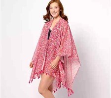 Belle Beach by Kim Gravel Tropi-Cool Key West Cover-Up Malibu Mod,M/L A639117