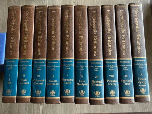 Encyclopedia Britannica Micropaedia Ready Reference and Index Vol.1-10 - Picture 1 of 1