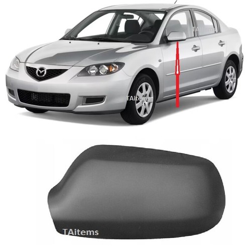 PAIR LEFT+RIGHT MIRROR COVER FOR PAINTING FITS FOR MAZDA 2 DY 3 BK 2003-2009 - Picture 4 of 10