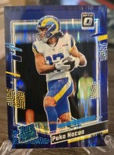 2023 Panini Donruss Optic - Rated Rookie Purple Shock Prizm #238 Puka Nacua (RC)