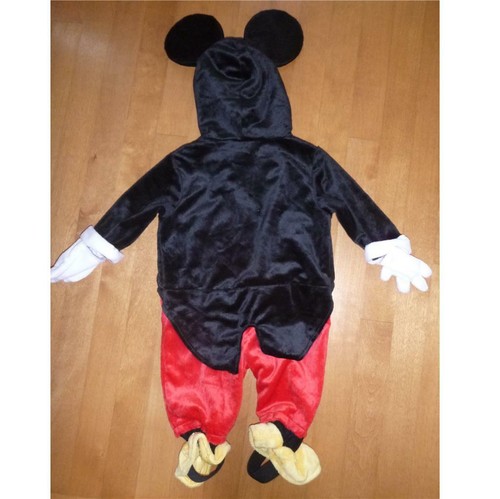 Baby Disney Jr Deluxe Mickey Mouse Kostüm Größe 3/6 6/9 Monate Neu mit Etikett - Bild 2 von 2