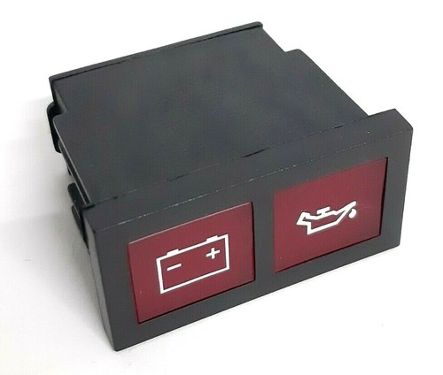 SEGNALATORI LUMINOSI SPIA 48X24 mm PRESSIONE OLIO MOTORE BATTERIA ORIGINALE COBO - 第 1/4 張圖片