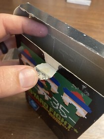 10-Yard Fight (Nintendo NES) Complete - 5 Screw Hangtab Sticker Seal - Authentic