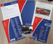 Reliant Scimitar Sabre Press Kit Brochure 1994 - 1.4K  1.8T  2.0T
