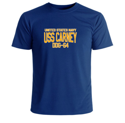 USS Carney DDG-64 T-Shirt US Navy Officially Licensed