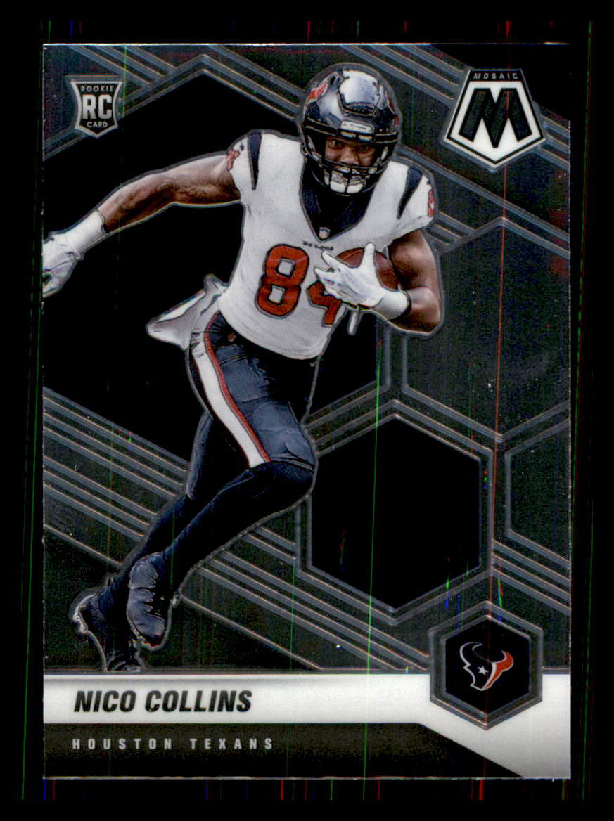 2021 Football Panini Mosaic Nico Collins Houston Texans #330 RC