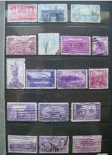 timbres Etats-unis : 1934 - 1938