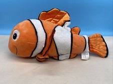 DISNEY Pixar Plush Talking FINDING NEMO Clown Fish Orange Toy Just Play 2011