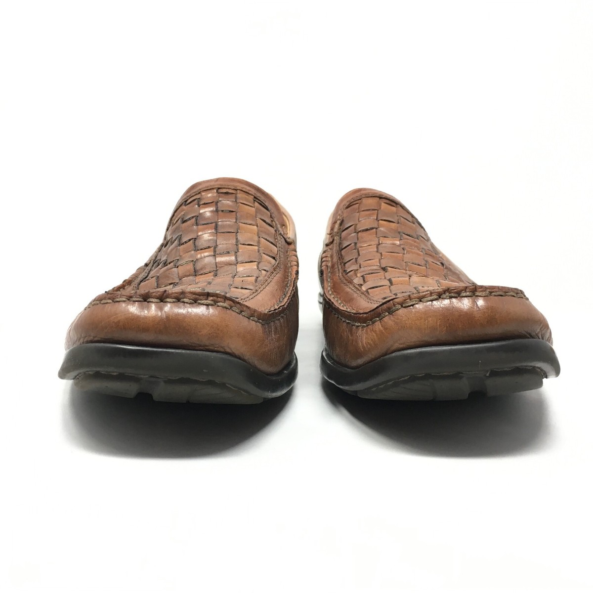 Ecco Loafers Dress Shoes Mens Size 45 EU 11-11.5 US Brown 