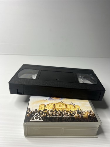 The Alamo VHS Tape 1960 Colour Rated G Good Condition Original Uncut Version - Foto 3 di 10