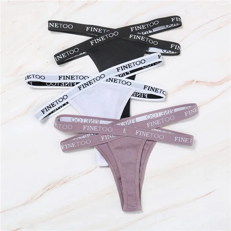 Amor Tanga Bragas Sexis Para Mujer Tanga De Algodón Cintura Ropa Interior Calzon - Imagem 4 de 4