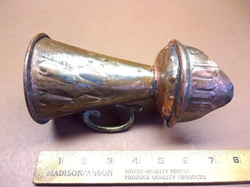 Vintage Hand Hammered/Tooled Copper Candle Stick Holder w/Reflector Shield LQQK! - Picture 5 of 9