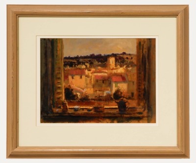 Barry E. Paine (b.1932) - 1996 Öl, Studiofenster.