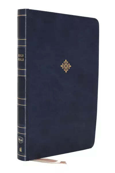 NKJV Holy Bible, Giant Print Center-Column Reference Bible, Bl...