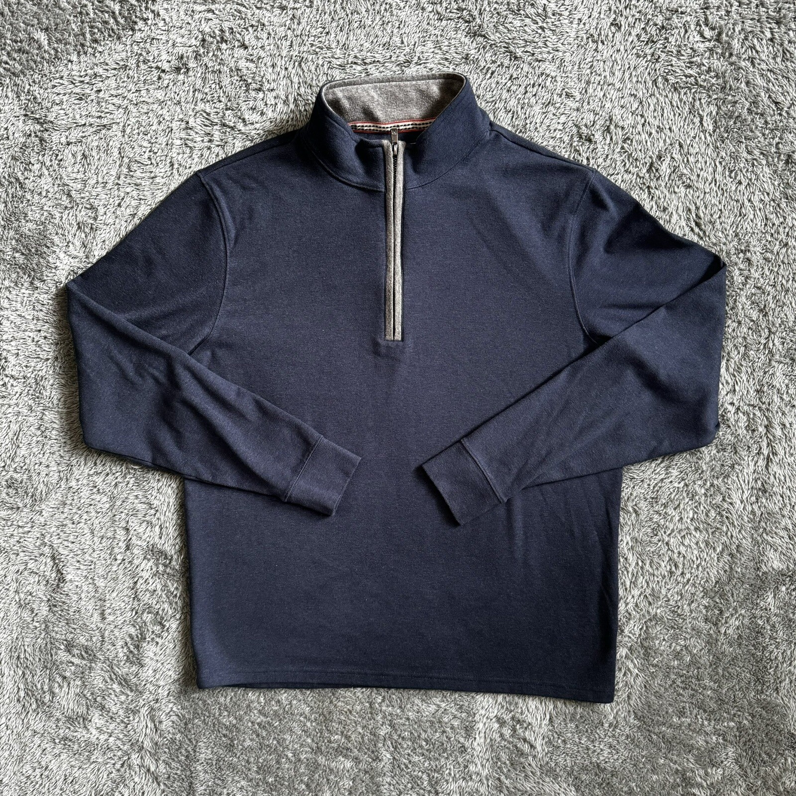 Normal Zip Pull The Normal Brand Mens Long Sleeve 1/4 Zip Pullover N… - Gem