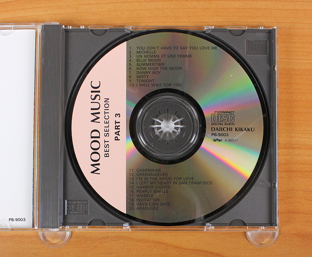 Various - MOOD MUSIC BEST SELECTION PART.3 CD (Japan 1993) PB-9003