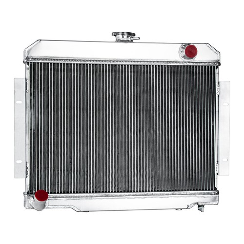 4-Row Aluminum Radiator Fits 1972-1986 Jeep CJ5 CJ6 CJ7 Scrambler 3.8L 4.2L 5.0L - Picture 4 of 9