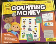 Learning Money School Zone Counting Money Set New In Box Kids Ages 6 And Up