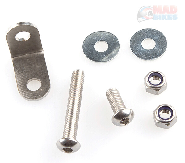 Lextek Universal Motorcycle Motorbike Scooter Foot Peg Exhaust Hanging Bracket