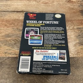Wheel Of Fortune - NES - CIB - Good Condition Manual Insert