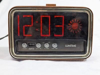 WORKING Vintage Tamura Electronics Lumitime Clock Model LT-11