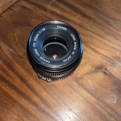 Canon FD 50mm f/1.8 Manual Focus Lens