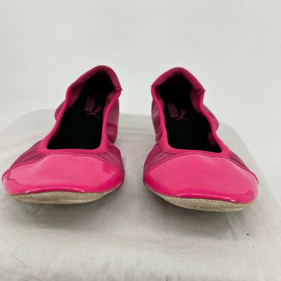Bailarina deportiva de ballet Puma rosa intenso charol para mujer y2k de colección 10M Foto 2 de 4