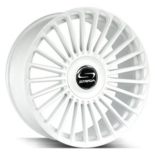 Strada Martello Wheel 22x9.5 30 6x139.7 87.1 White Single Rim
