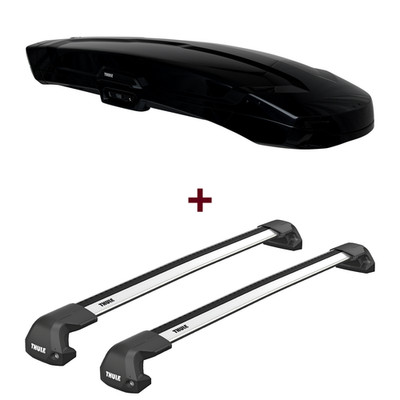 Dachbox Thule Vector Alpine + Dachträger Thule für BMW 5er Limousine Typ G30 top