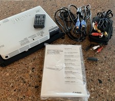 CASIO XJ - S35 DLP Projector -Complete- Tested/ Working - Original Box
