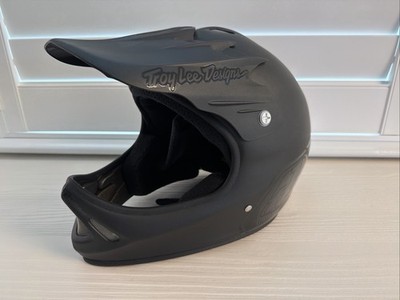 Troy Lee Designs TLD D2 Cycling MTB Midnight 3 Flat Matte Black Helmet XL/XXL