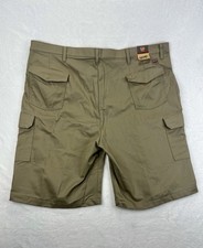 Red Kap Mens Cotton Cargo Shorts Khaki Industrial Work Uniform PC86KH0 NWT 46x12