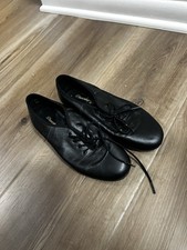 Capezio Tele Tone Dancing Fair Tap Shoes Women Size 7.5 Black