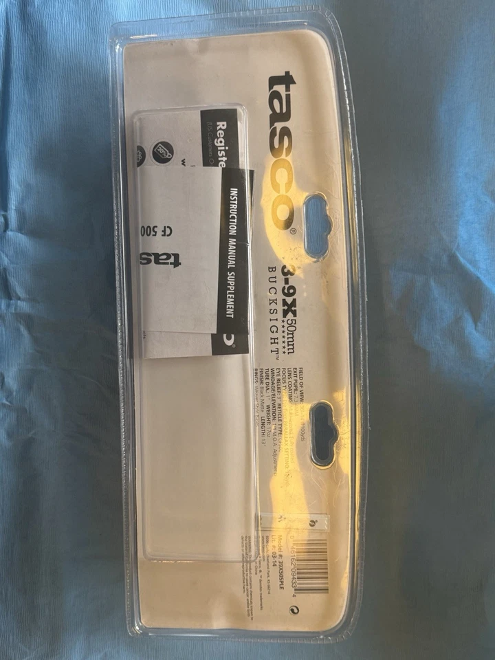 Buckight Tasco 3-9x50 nuevo en paquete Foto 3 de 4