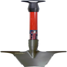 Nomad Compact Steel Garden Spade for Digging Soil and Root Removal, Portable Too