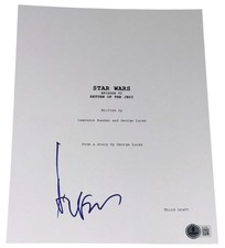 Harrison Ford Signed Autograph Star Wars Return of The Jedi Movie Script Beckett