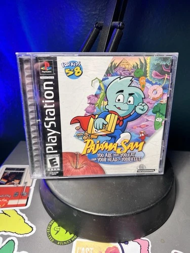 New ListingPajama Sam: You Are What You Eat (Playstation 1, PS1) Complete CIB VG