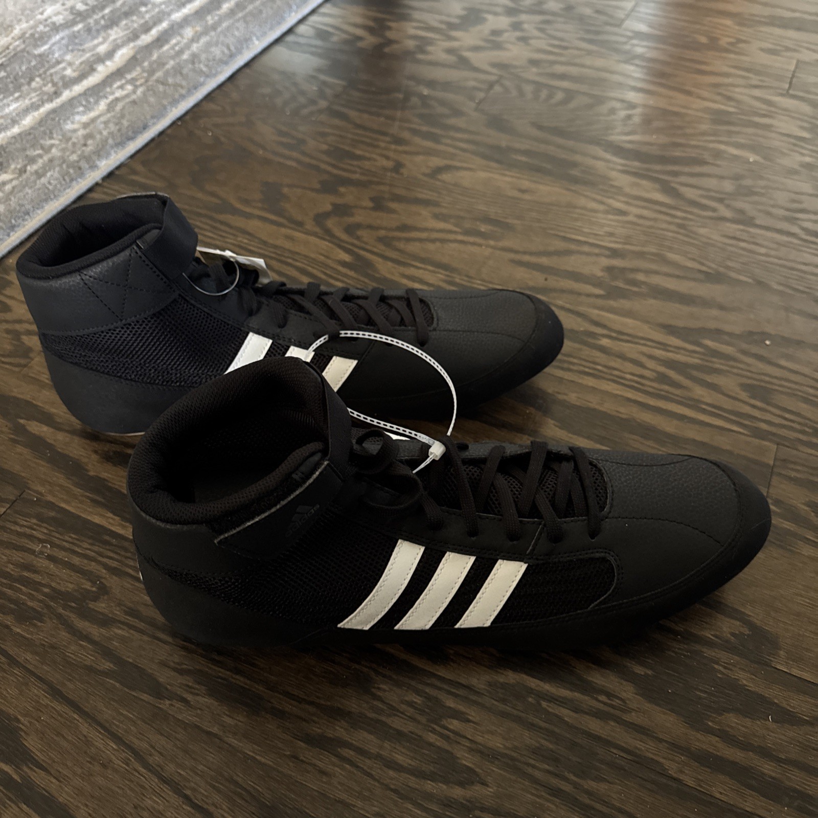 Adidas Mens HVC Wrestling Lutte AQ3325 Black Size 15 thumbnail 3