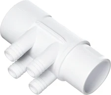 Waterway Plastics 806105121257 2" S X Spg X (4) 3/4" Barbs Manifold 